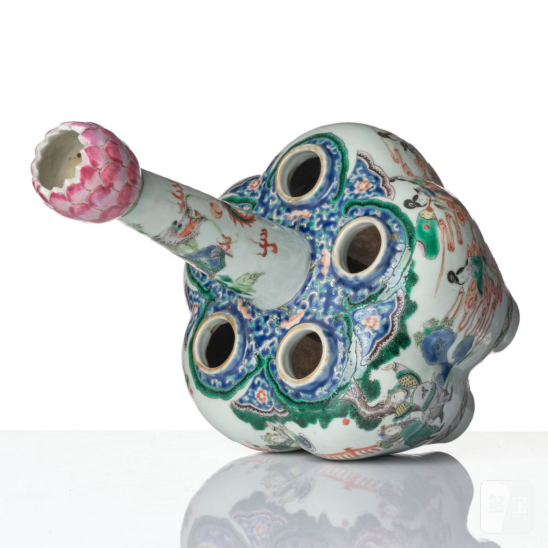 A large famille rose tulip vase, - 图6